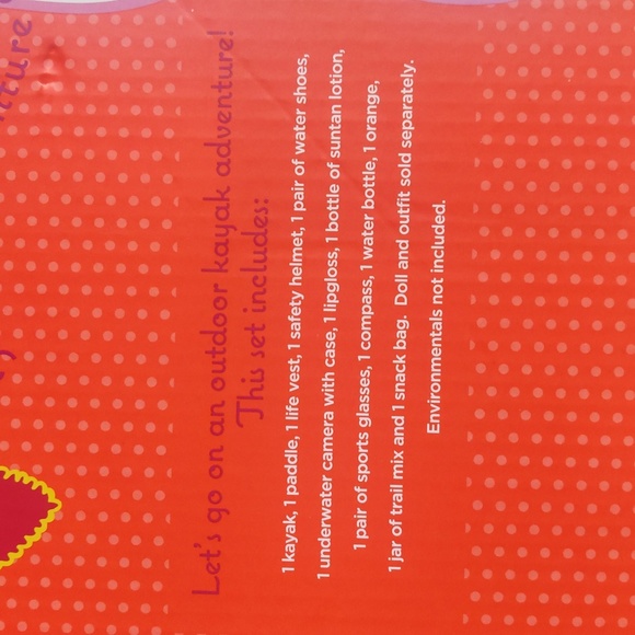 Our Generation Kayak Adventure set Camping Camera Helmet Sunglasses - Picture 7 of 8